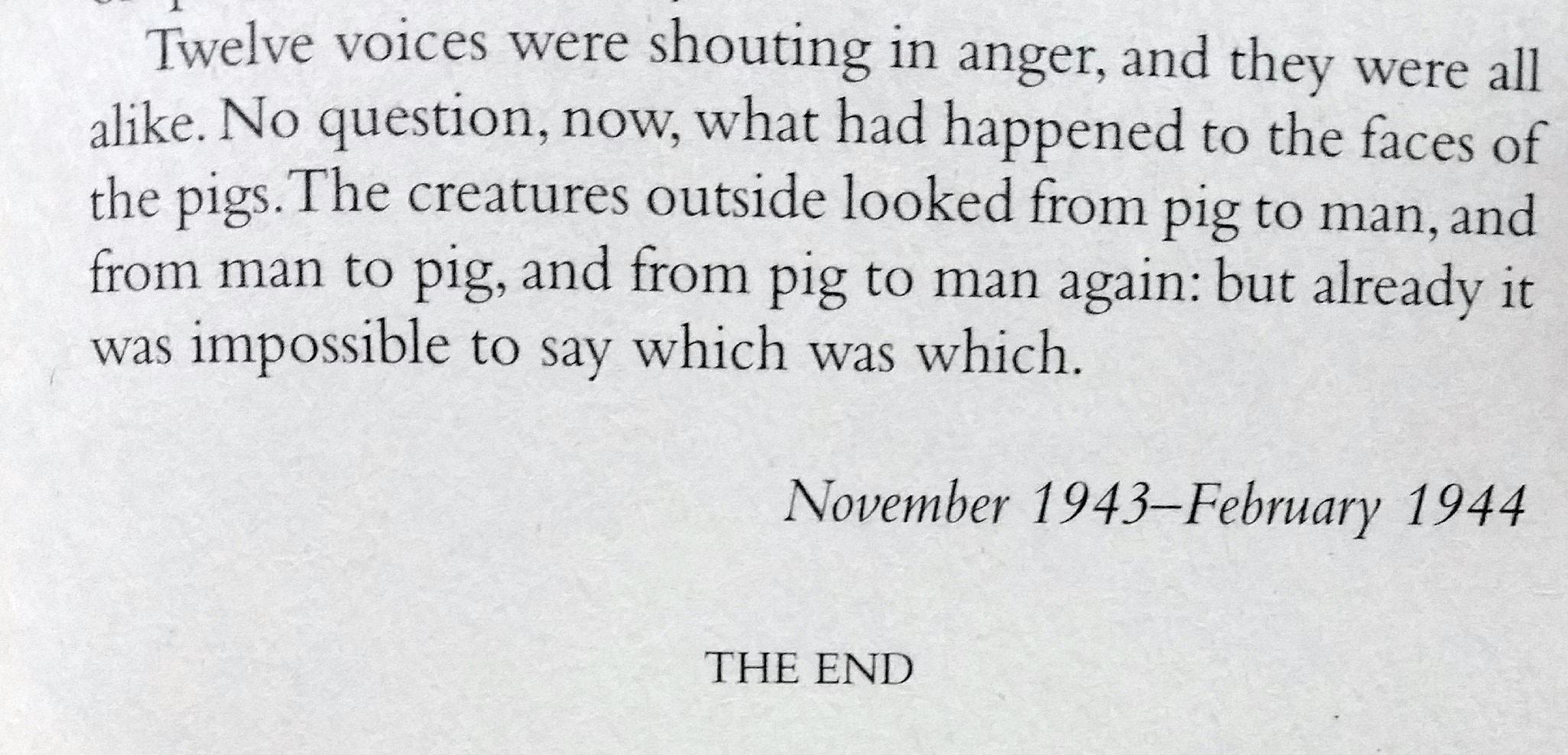 sigte væv ustabil Animal Farm: George Orwell. [2051×988] – QuoteThee – Daily Quotes for  Inspiration & Motivation